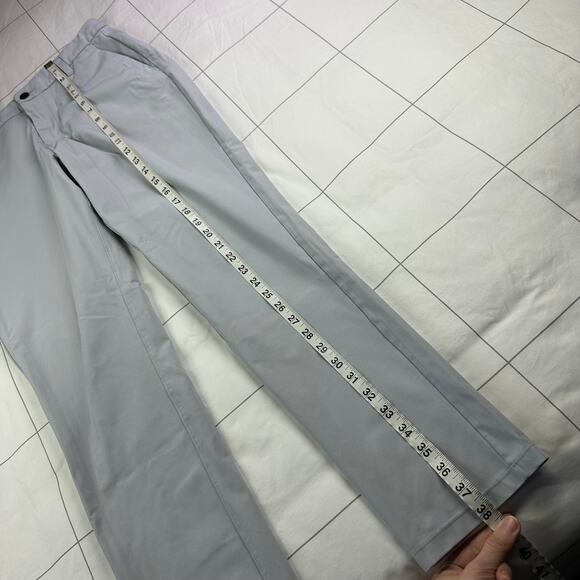 7 Diamonds Pants Mens 30x30 Fog Gray Infinity Chino Performance Golf Stretch - Picture 10 of 11